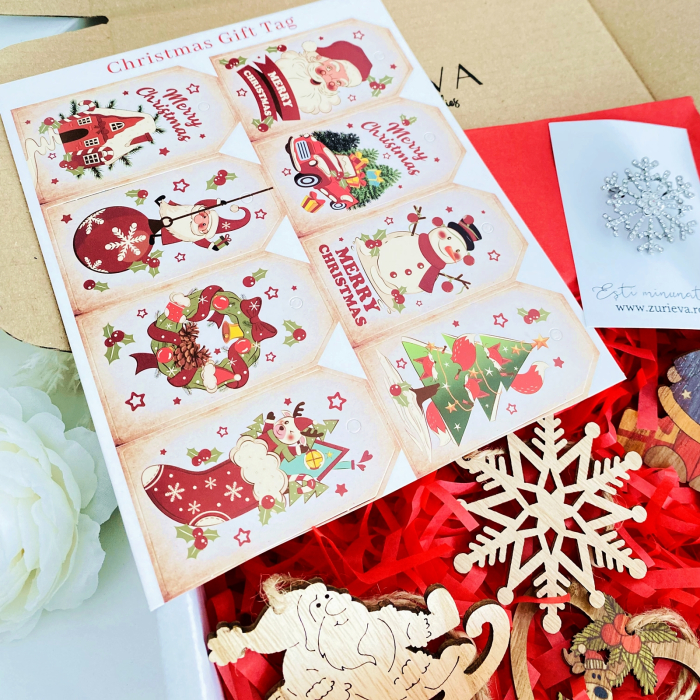 Set Cadou Fulg Nea Argintiu,  Gift Box pentru femei, Seturi Cadou Craciun [8]