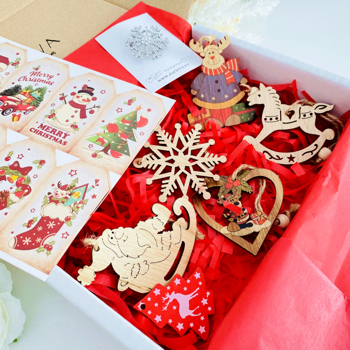 Set Cadou Fulg Nea Argintiu,  Gift Box pentru femei, Seturi Cadou Craciun [3]