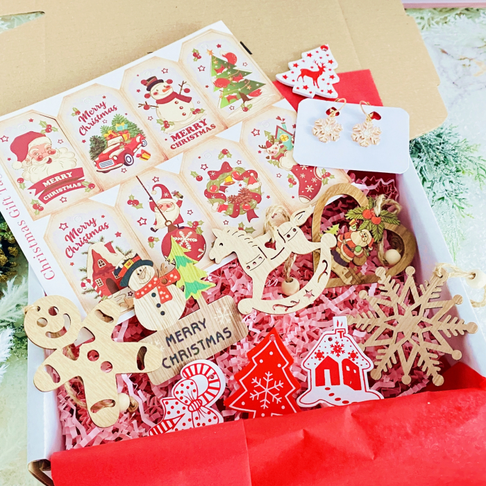 Set Cadou Xmas Snowflakes,  Gift Box pentru femei, Seturi Cadou Craciun [5]
