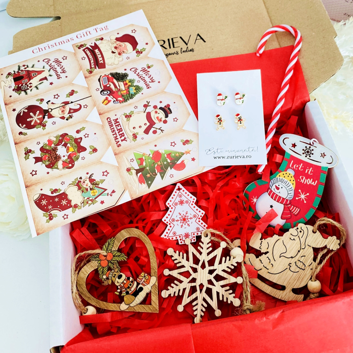 Set Cadou Let It Snow Xmas,  Gift Box pentru femei, Seturi Cadou Craciun [1]