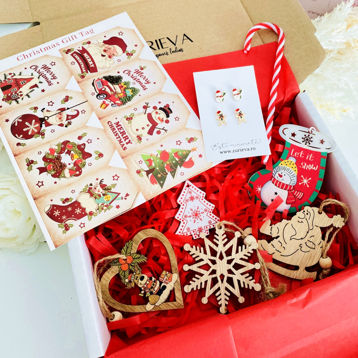 Set Cadou Let It Snow Xmas,  Gift Box pentru femei, Seturi Cadou Craciun [3]