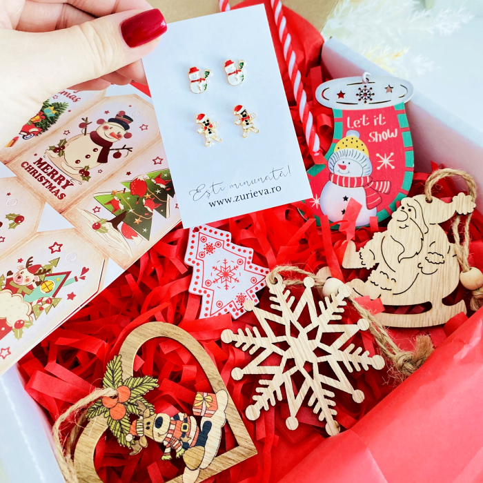 Set Cadou Let It Snow Xmas,  Gift Box pentru femei, Seturi Cadou Craciun [4]