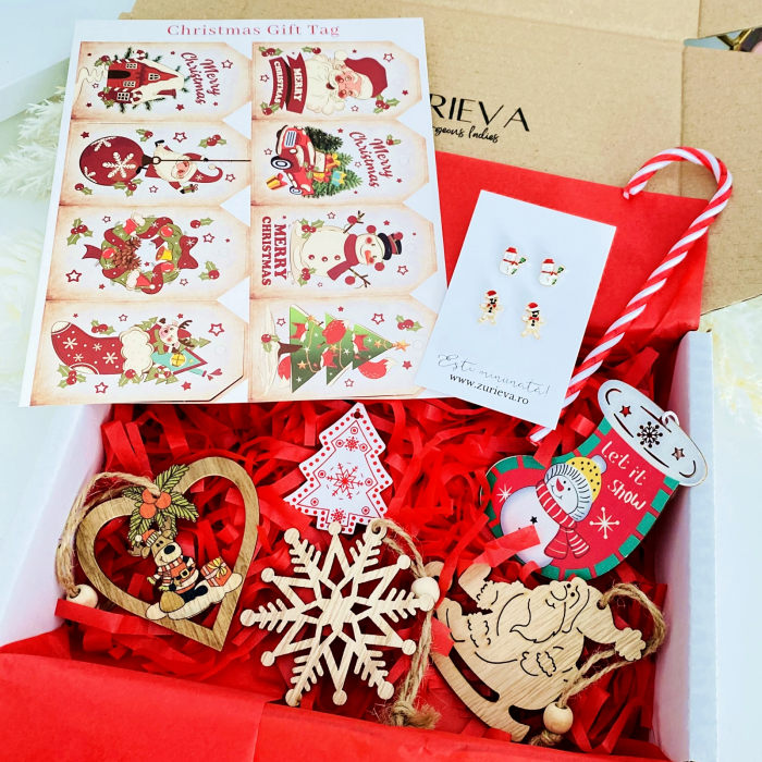Set Cadou Let It Snow Xmas,  Gift Box pentru femei, Seturi Cadou Craciun [6]