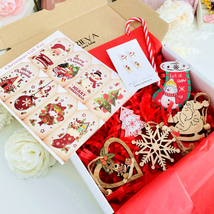 Set Cadou Let It Snow Xmas,  Gift Box pentru femei, Seturi Cadou Craciun [5]