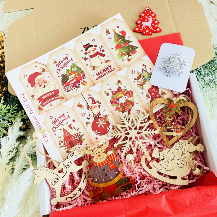 Set Cadou Fulg Nea Argintiu,  Gift Box pentru femei, Seturi Cadou Craciun [5]