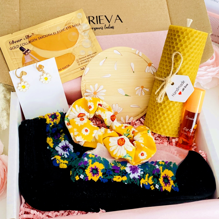 Set Cadou Lumanare & Margarete, Gift Box pentru femei, Seturi Cadou [1]