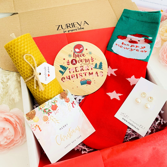 Set Cadou Lumanare de Craciun, Gift Box pentru femei, Seturi Cadou [1]