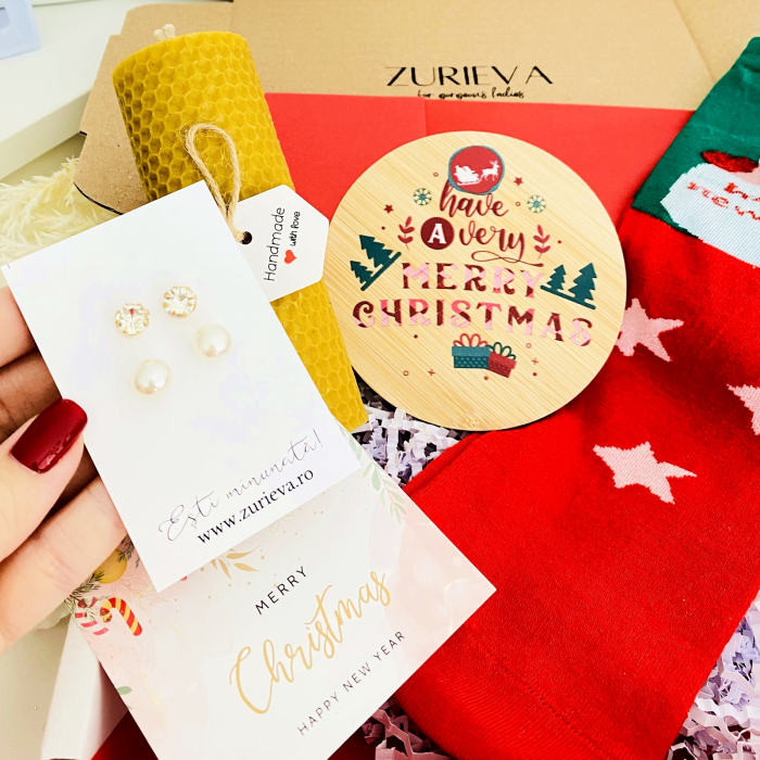 Set Cadou Lumanare de Craciun, Gift Box pentru femei, Seturi Cadou [4]