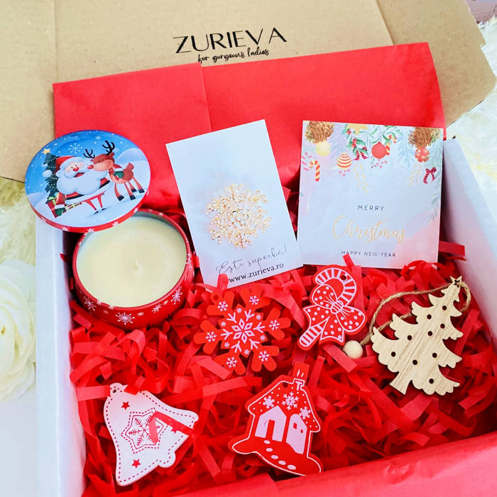 Gift Box Lumanare Parfumata Santa, Gift Box pentru femei, Seturi Cadou Secret Santa [8]
