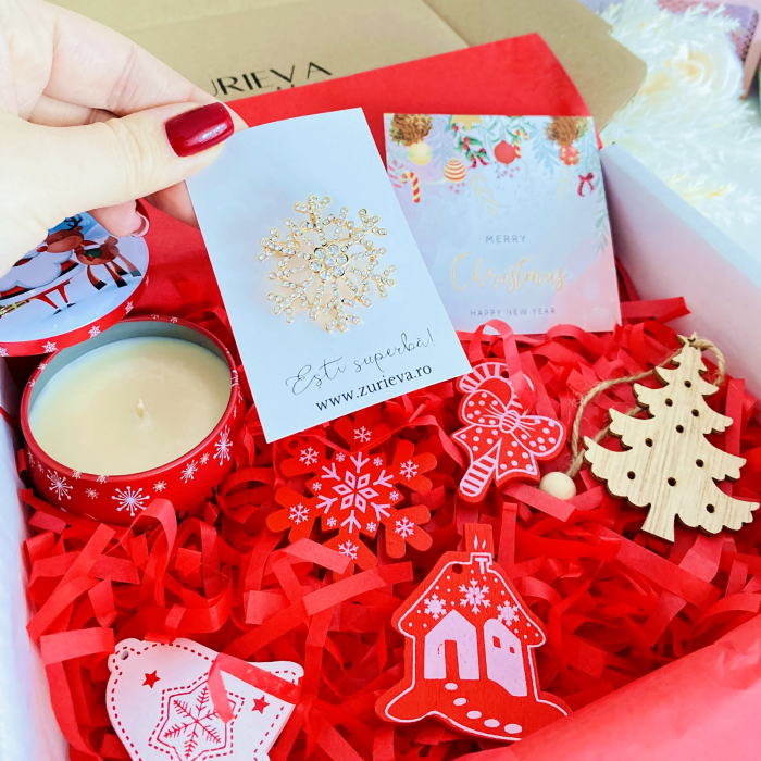Gift Box Lumanare Parfumata Santa, Gift Box pentru femei, Seturi Cadou Secret Santa [4]