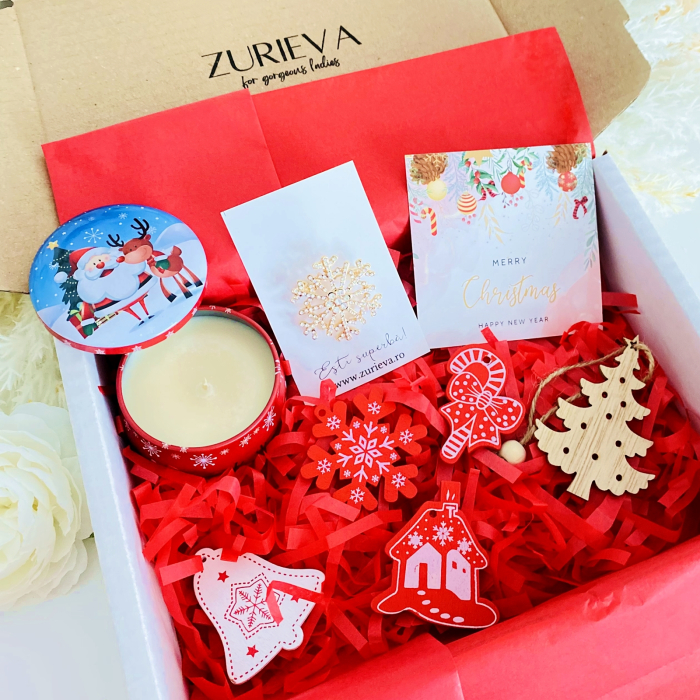 Gift Box Lumanare Parfumata Santa, Gift Box pentru femei, Seturi Cadou Secret Santa [6]
