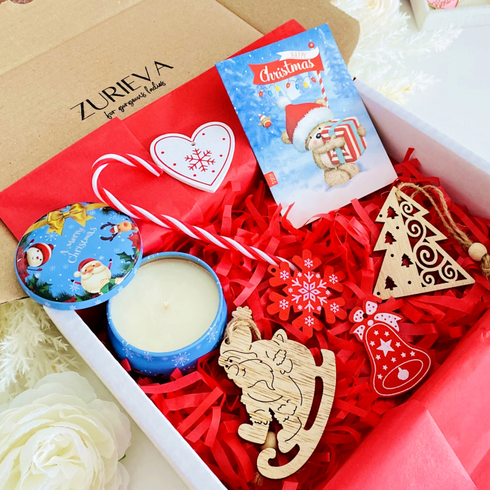 Gift Box Lumanare Parfumata Craciun, Gift Box pentru femei, Seturi Cadou Secret Santa [2]