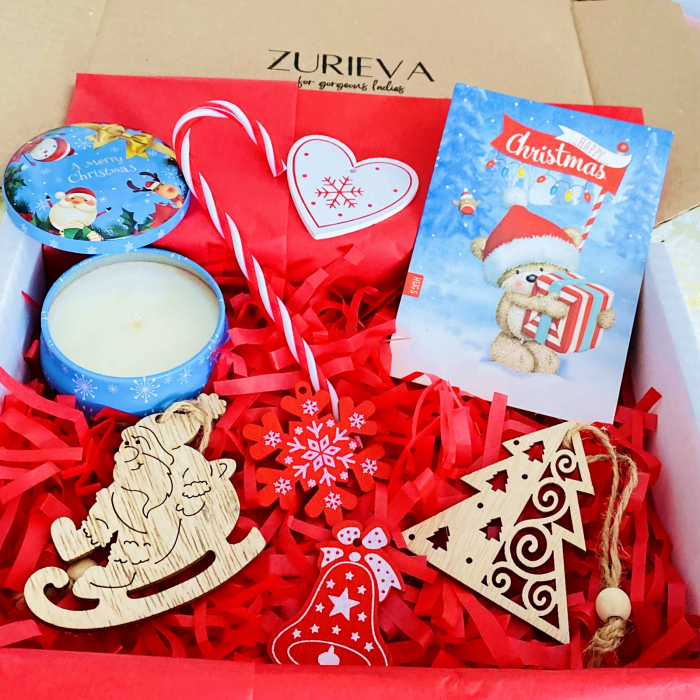 Gift Box Lumanare Parfumata Craciun, Gift Box pentru femei, Seturi Cadou Secret Santa [6]