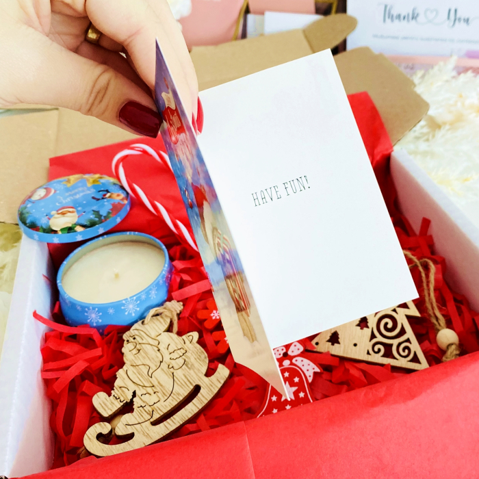 Gift Box Lumanare Parfumata Craciun, Gift Box pentru femei, Seturi Cadou Secret Santa [8]