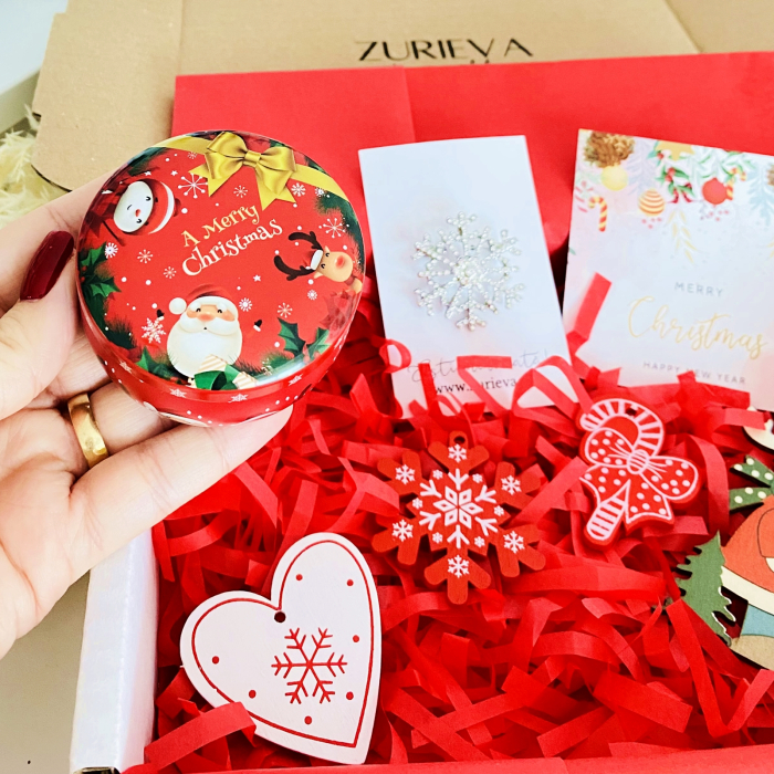Gift Box Lumanare Parfumata Fulg Nea, Gift Box pentru femei, Seturi Cadou Secret Santa [3]