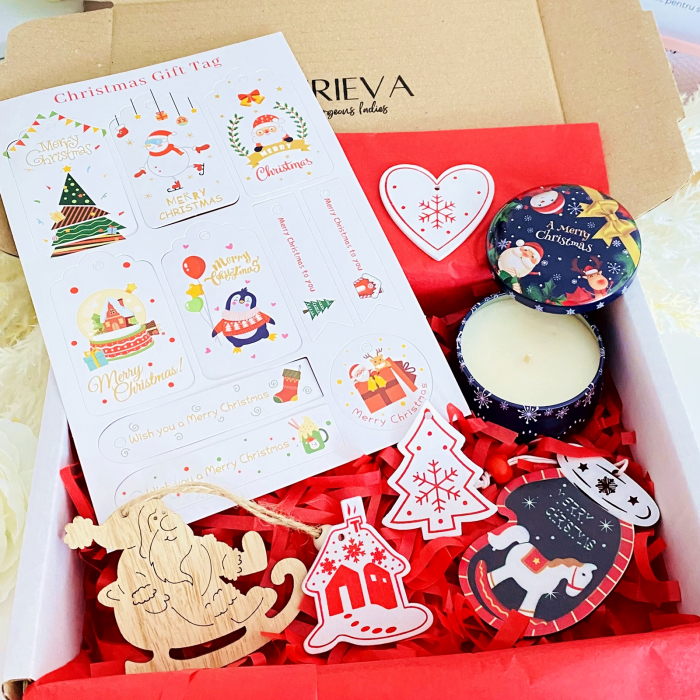 Gift Box Lumanare Parfumata Craciun, Gift Box pentru femei, Seturi Cadou Secret Santa [6]