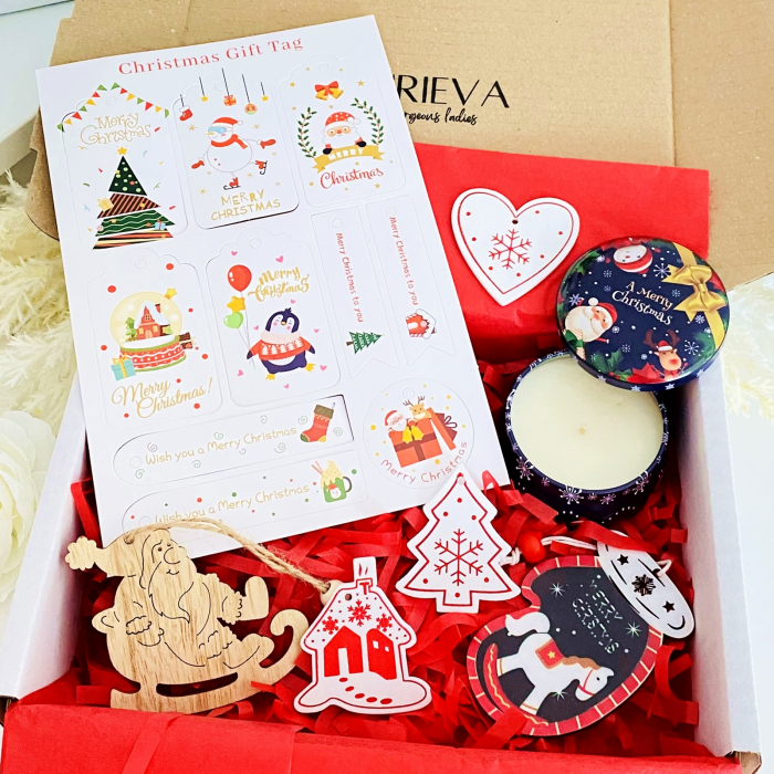 Gift Box Lumanare Parfumata Craciun, Gift Box pentru femei, Seturi Cadou Secret Santa [1]