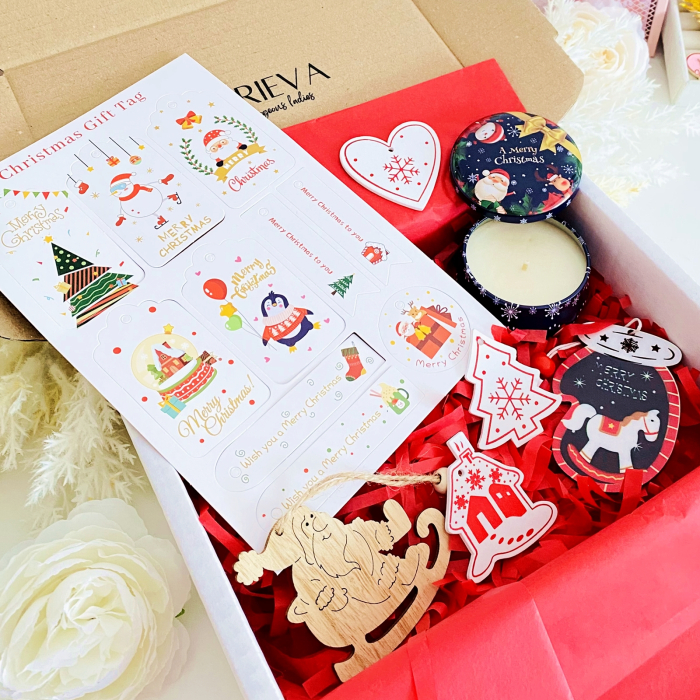 Gift Box Lumanare Parfumata Craciun, Gift Box pentru femei, Seturi Cadou Secret Santa [8]