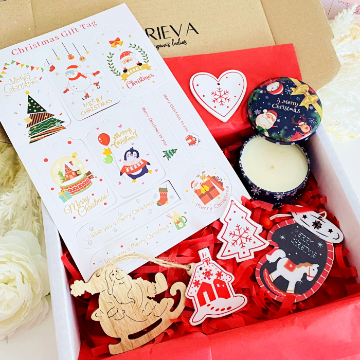 Gift Box Lumanare Parfumata Craciun, Gift Box pentru femei, Seturi Cadou Secret Santa [9]