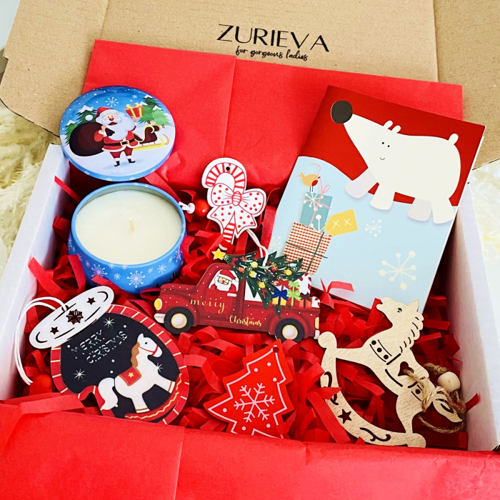 Gift Box Lumanare Parfumata Om Zapada Verde, Gift Box pentru femei, Seturi Cadou Secret Santa [3]