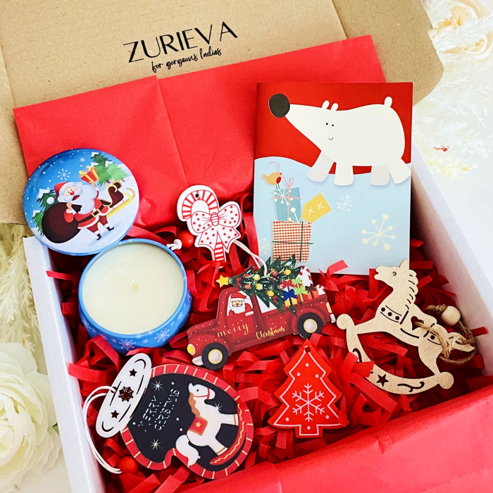 Gift Box Lumanare Parfumata Om Zapada Verde, Gift Box pentru femei, Seturi Cadou Secret Santa [4]