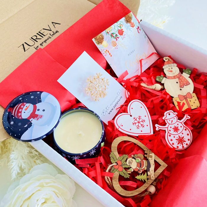 Gift Box Lumanare Parfumata Om Zapada, Gift Box pentru femei, Seturi Cadou Secret Santa [4]