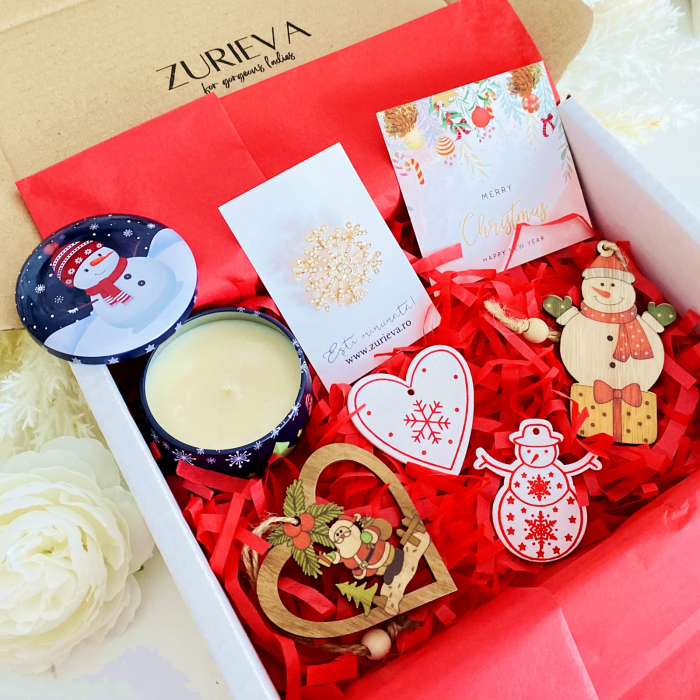 Gift Box Lumanare Parfumata Om Zapada, Gift Box pentru femei, Seturi Cadou Secret Santa [5]