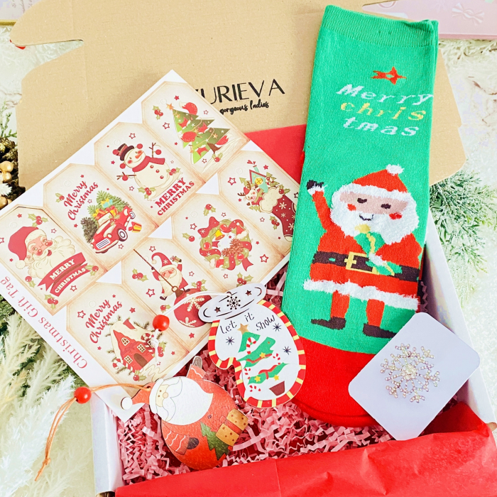 Set Cadou Let it Snow Santa, Gift Box pentru femei, Seturi Cadou Craciun [5]