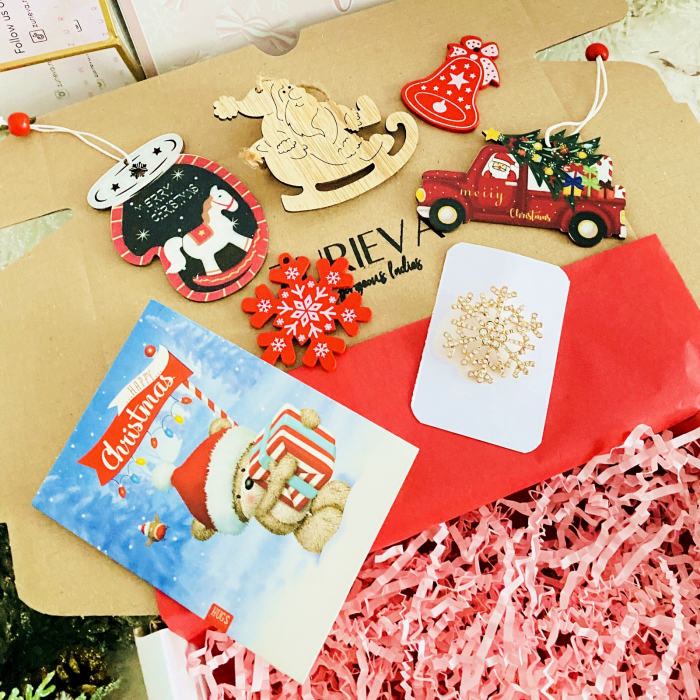 Set Cadou Xmas Teddy Bear,  Gift Box pentru femei, Seturi Cadou Craciun [5]