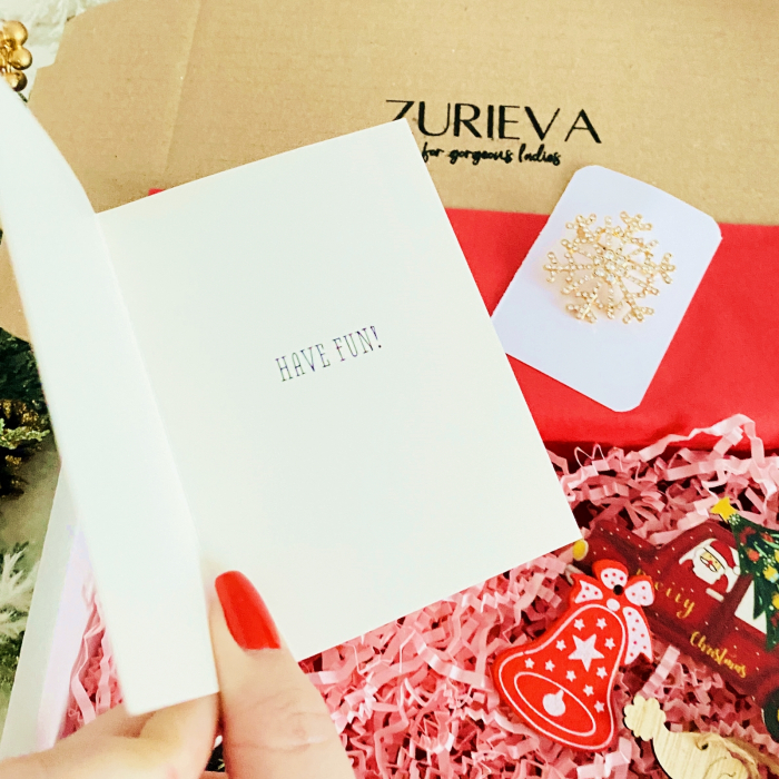 Set Cadou Xmas Teddy Bear,  Gift Box pentru femei, Seturi Cadou Craciun [4]