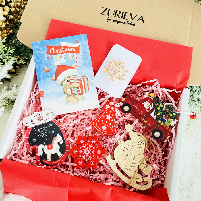 Set Cadou Xmas Teddy Bear,  Gift Box pentru femei, Seturi Cadou Craciun [3]
