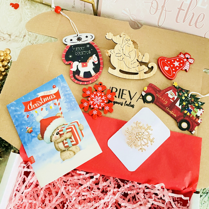 Set Cadou Xmas Teddy Bear,  Gift Box pentru femei, Seturi Cadou Craciun [2]