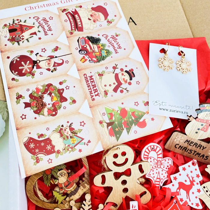 Set Cadou Xmas Snowflakes,  Gift Box pentru femei, Seturi Cadou Craciun [3]