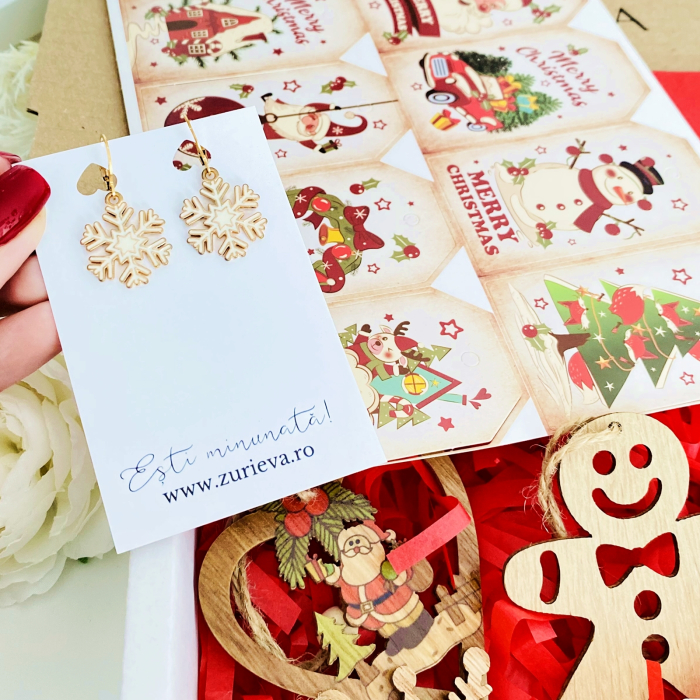 Set Cadou Xmas Snowflakes,  Gift Box pentru femei, Seturi Cadou Craciun [5]