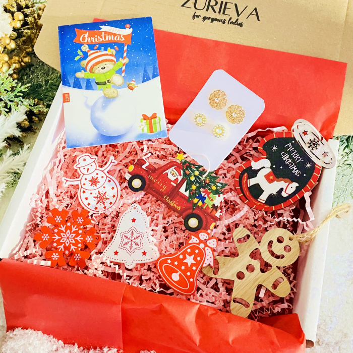 Set Cadou Teddy Bear,  Gift Box pentru femei, Seturi Cadou Craciun [5]