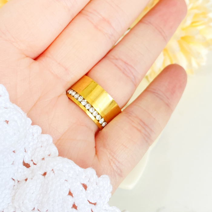 Inel Auriu Otel Inoxidabil, Bijuterii Stainless Steel [5]