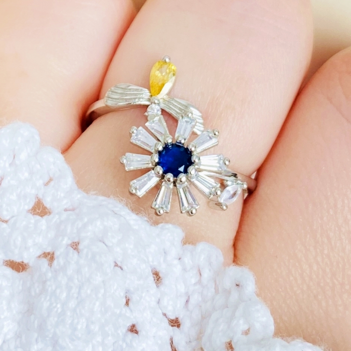 Inel Reglabil Antistres Argintiu, Otel Inoxidabil, Inele Dama [7]