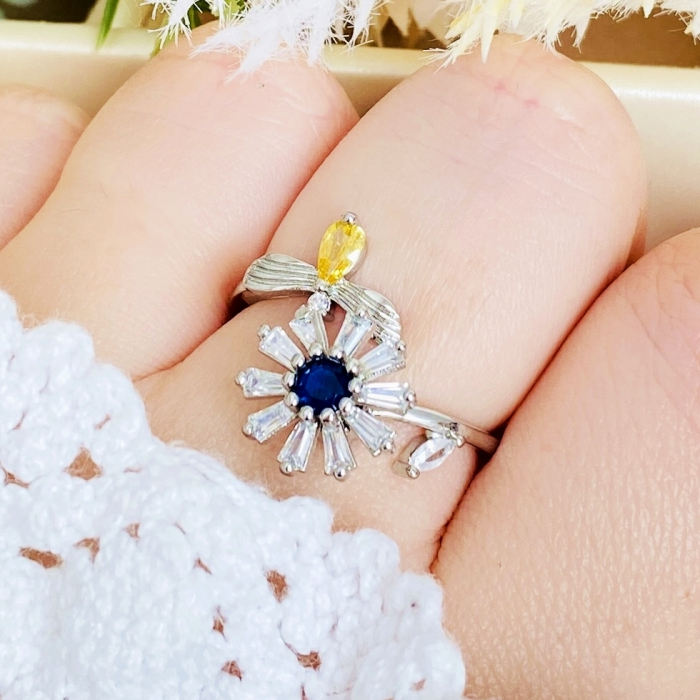 Inel Reglabil Antistres Argintiu, Otel Inoxidabil, Inele Dama [4]