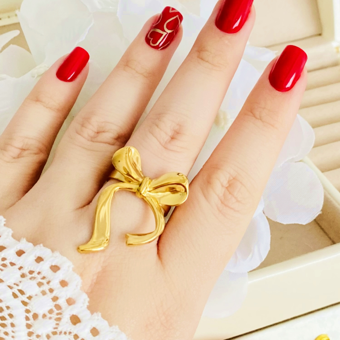 Inel Reglabil Funda Mare, Inele Otel Inoxidabil, Inele Dama [4]