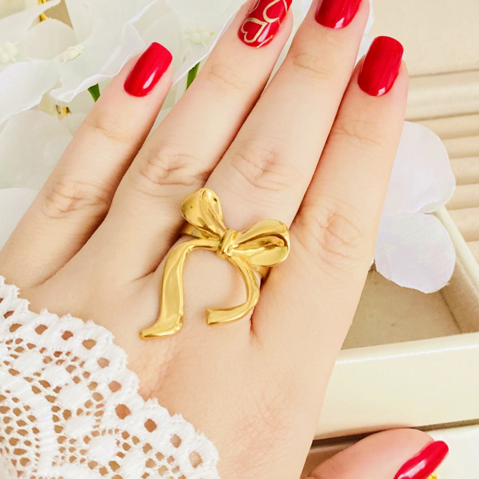 Inel Reglabil Funda Mare, Inele Otel Inoxidabil, Inele Dama [2]