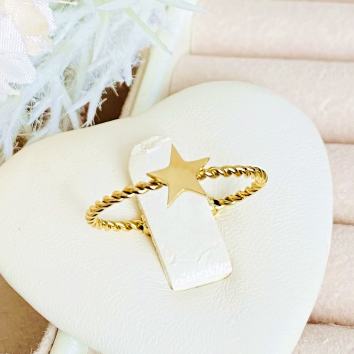 Inel Reglabil Stea, Inele Otel Inoxidabil, Inele Dama [4]