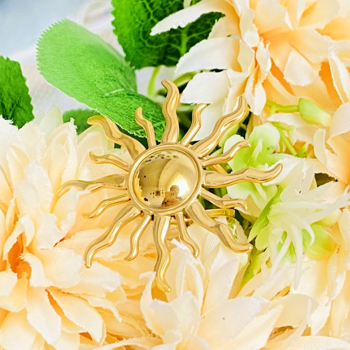 Inel Reglabil Soare, Inele Otel Inoxidabil, Inele Dama [4]