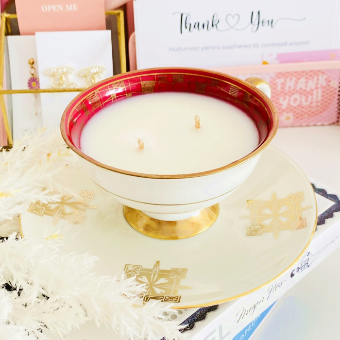 Lumanare Parfumata Ceara Soia Naturala, Lumanari Parfumate Handmade [5]