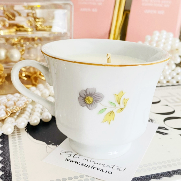 Lumanare Parfumata Cafea & Vanilie, Lumanari Parfumate Ceara Soia Handmade [4]
