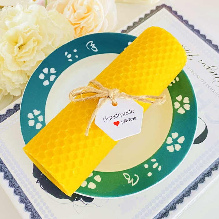 Lumanare Ceara Albine si Farfurie Vintage, Lumanari Parfumate Handmade [2]