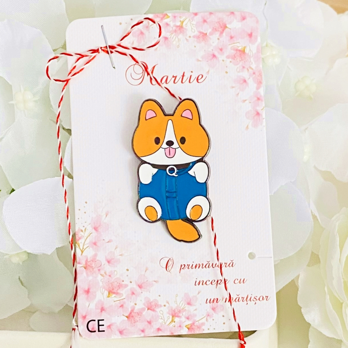 Martisor Brosa Catelus, Bijuterii Femei, Martisoare Martie [5]