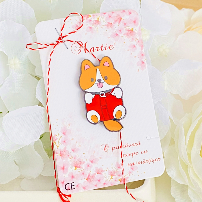 Martisor Brosa Catelus, Bijuterii Femei, Martisoare Martie [6]