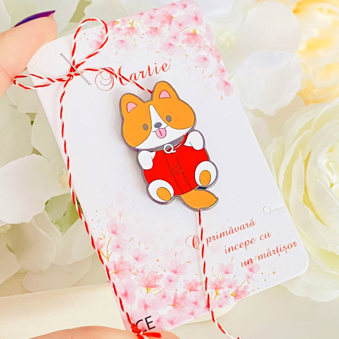 Martisor Brosa Catelus, Bijuterii Femei, Martisoare Martie [2]