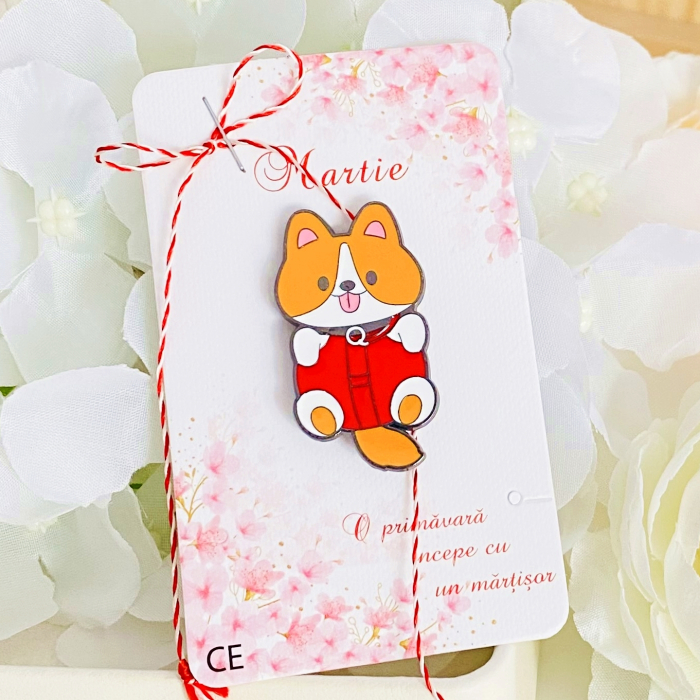 Martisor Brosa Catelus, Bijuterii Femei, Martisoare Martie [5]