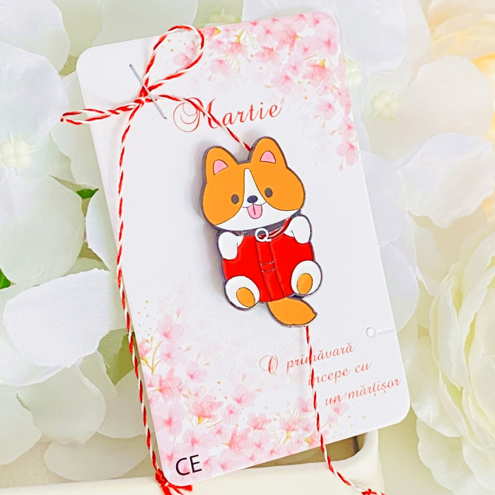 Martisor Brosa Catelus, Bijuterii Femei, Martisoare Martie [3]